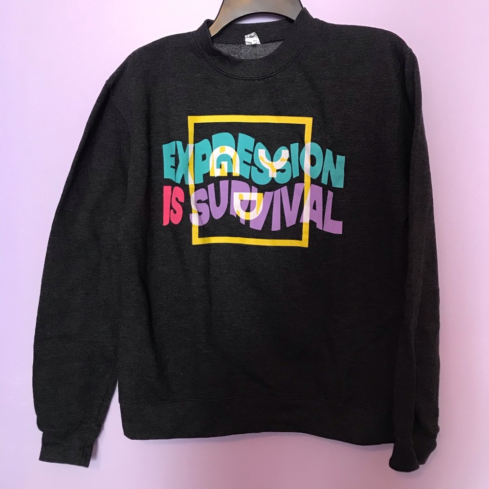 Sale!! GoodDyeYoung Expression Survival Crewneck